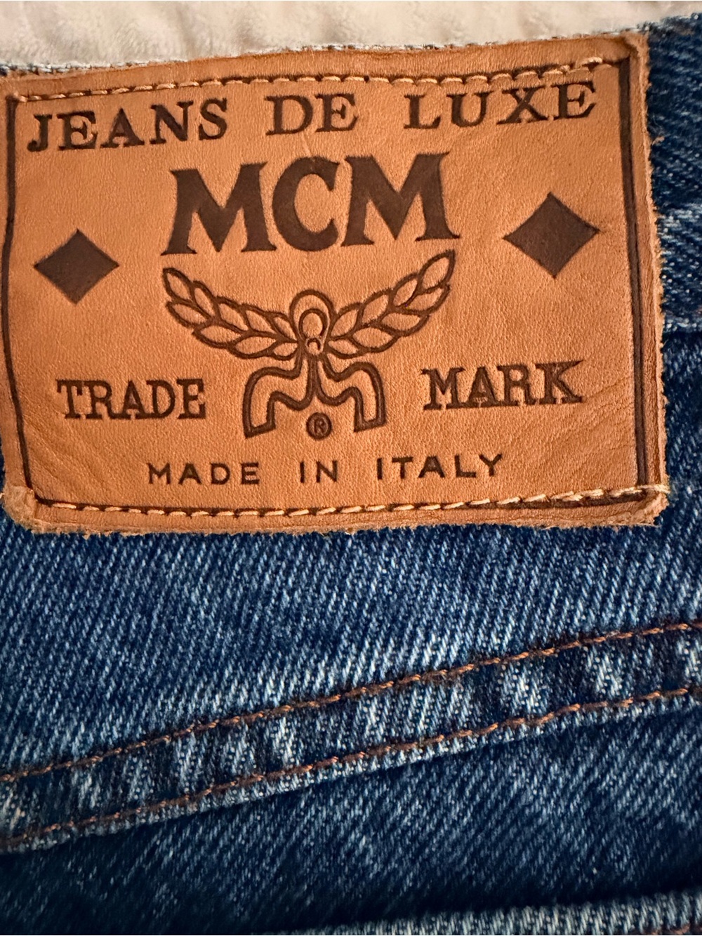 MCM Jean Skirt